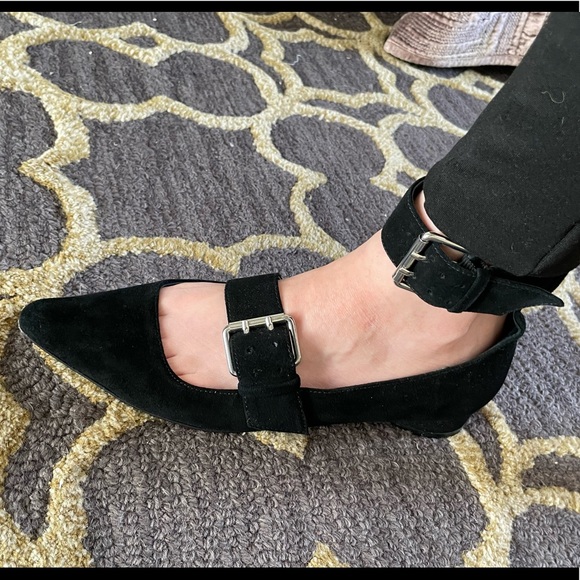 Buckle suede flats - Picture 3 of 6